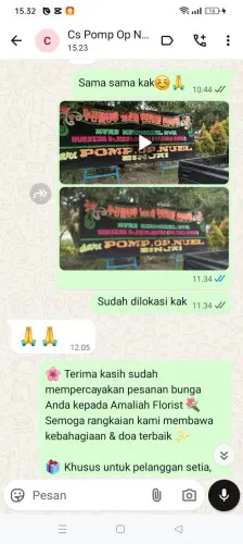 Testimonial Papan Bunga margamekar