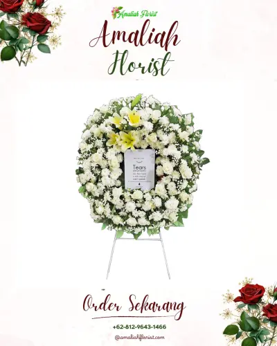 Krans Bunga Duka Cita margamekar